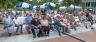 Audience watching Tito Puente Jr. Jazz Ensemble band