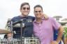 Miami Beach Mayoral candidate Michael Gongora and Tito Puente Jr.