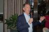 Jeff Davis, Miami City Ballet Board Chairman, speaks at the reception.