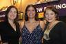 Melissa Perez, Victoria Collado, Kate Kramitz, GableStage's director of 			 institutional advancement.
