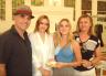 Nizan, Emilia,and Kaya Mosery with Artist Agata Ren