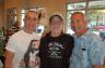 Artist Sid Daniels, George Neary, and Angelo Lanza.