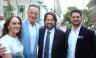 Ilene and Art Penn, Michel Hausmann, and Lucas Metropulos.