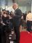 Director Paul Feig is interviewed on the red carpet at the Miami Film Festival.