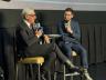 Director Paul Feig is interviewed by Jason Horowitz, for his podcast “Happy, Sad, 			Confused,” which was taped after the showing of Feig's film.