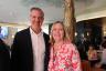 Miami Beach Mayor Steven Meiner and South Beach Jazz Festival Executive Director Lori Bakkum.
