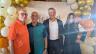 Stuart and Harvey Burstein, and Mayor Steven and Shanyn Meiner.