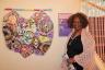 Raining Deer with artist Kim D. Harris' work “Mirrored Resilience”